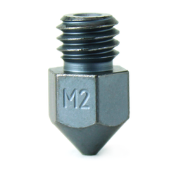 Micro Swiss M2 Hardened High Speed Steel Nozzle - MK8 - 0-80mm